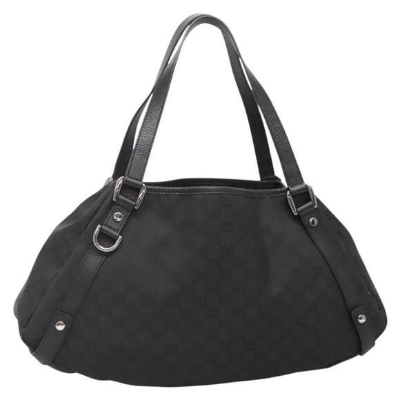 GUCCI Handbags - GUCCI GG Canvas Abbey Tote Bag Nylon Outlet Brown Silver 293578 Auth 138110